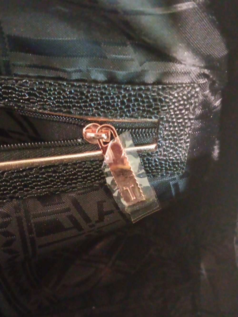Ted Baker Black Satchel with Bow and Rose-Gold Accent - Picture 11 of 15